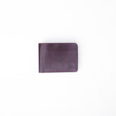 Three Pocket Geniune Leather Mens Wallet- Burgundy